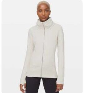 Lululemon Radiant Jacket II in heathered light ivory